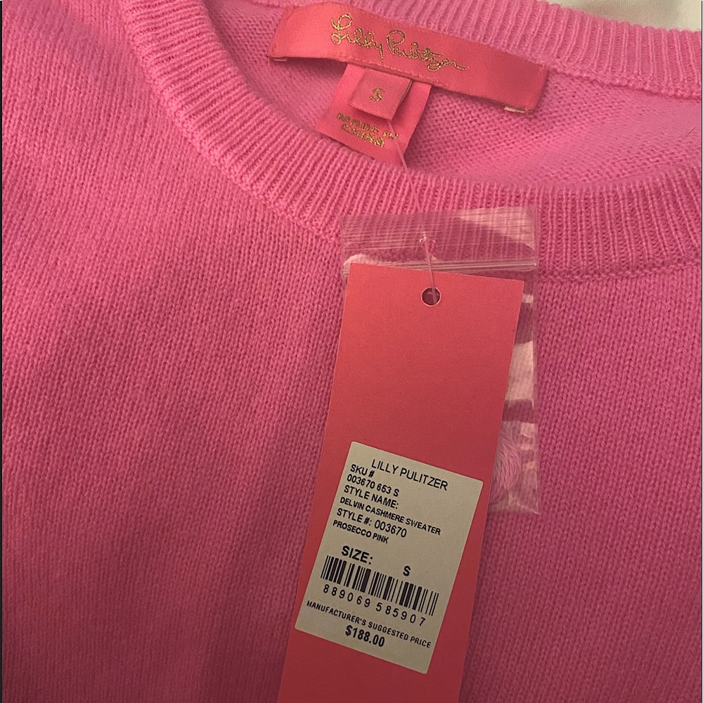 Lilly Pulitzer Delvin Cashmere Sweater - Picture 2 of 3